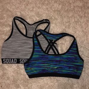 2 Kid Girl sport bra bundle